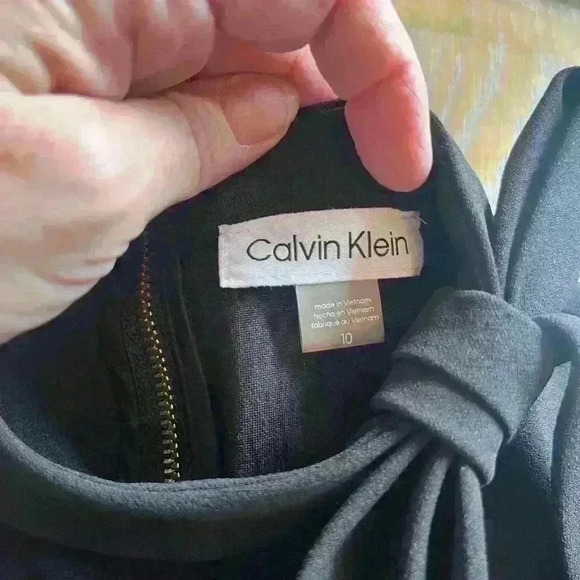 Calvin Klein Long Sleeve Dress Size 10 - Picture 6 of 13